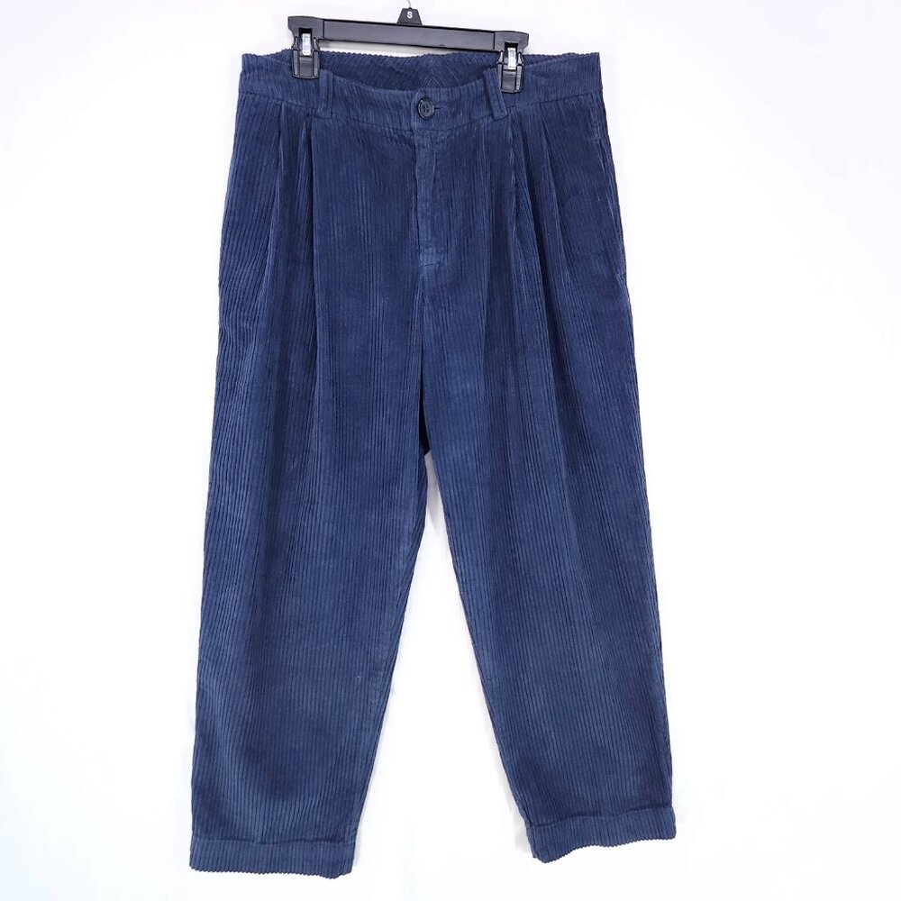 Velvet by Graham & Spencer Women's Corduroy Pants Size 6 Pleated Grandpacore